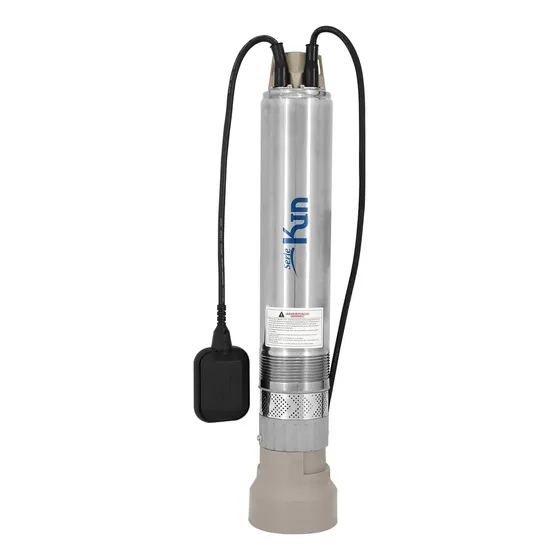 Bomba Sumergible Tornado Kin58-4/1127  Hp 1/2 Plateado