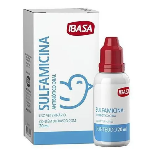 Sulfamicina Oral Ibasa Para Aves 20ml