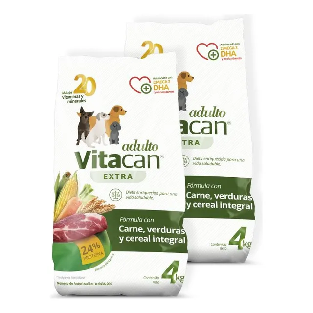 Vitacan Adulto Set 2 Sacos De 4kg