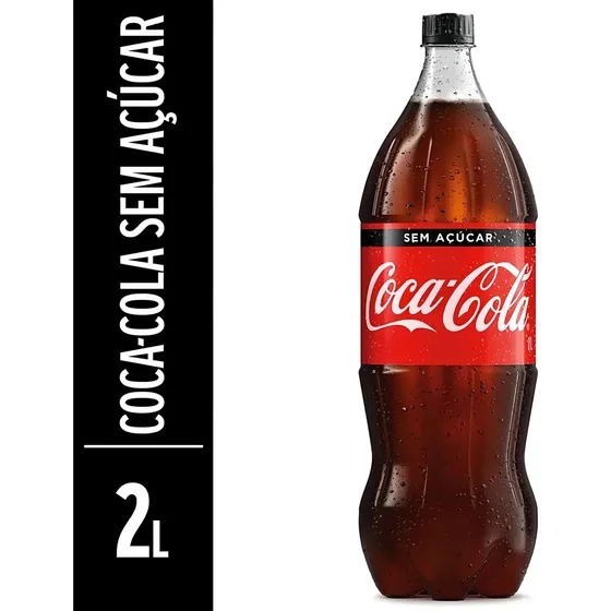 Refrigerante Coca-Cola sem Açúcar Pet 2 Litros
