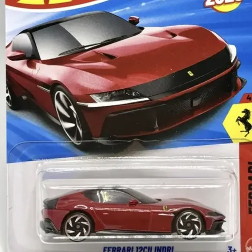 Hot Wheels Ferrari 12 Cilindri Vermelho 2026d Miniatura