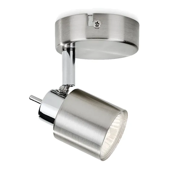 Lálamparas Aplique De Techo Philips Meranti 1 Spot Light 35w Color Plateado