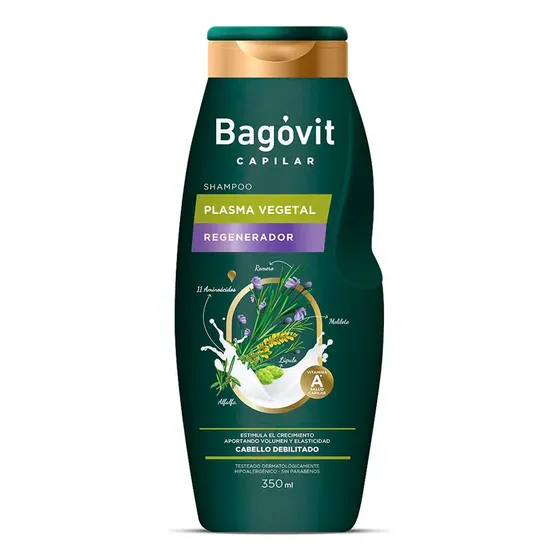 Bagovit Shampoo Plasma Vegetal Regenerador Capilar
