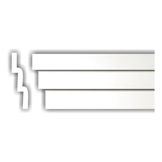 Moldura De Poliestileno Bliss Br-60n Blanco