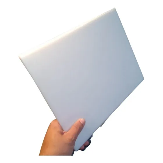 Tabua De Carne, Legumes E Frango 40x18,5 Cm Polietileno 12mm Cor Branco Retangular