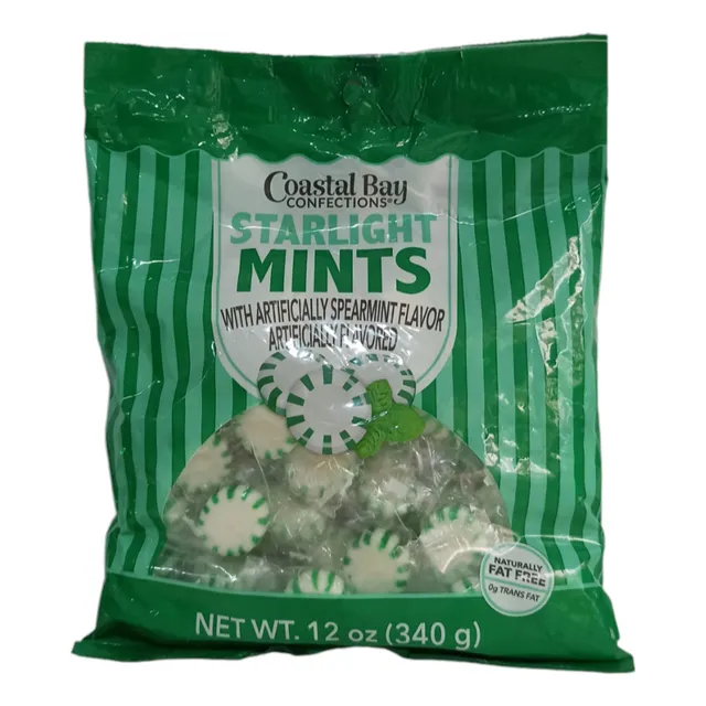 Caramelos Coastal Bay, Starlight Mints 340 Gr. Original