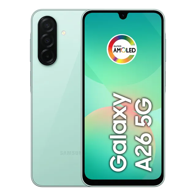 Teléfono celular Samsung Galaxy A26 5G 256 GB, 8 GB de RAM, cámara de 50 MP, Ip67, pantalla Super Amoled 6.7, NFC - Verde