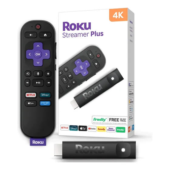 Roku Streamer Plus 4k Hdr Control Por Voz Streaming Wifi
