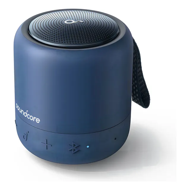 Bocina Bluetooth Portátil Soundcore Anker Mini 3 Ipx7 Color Azul