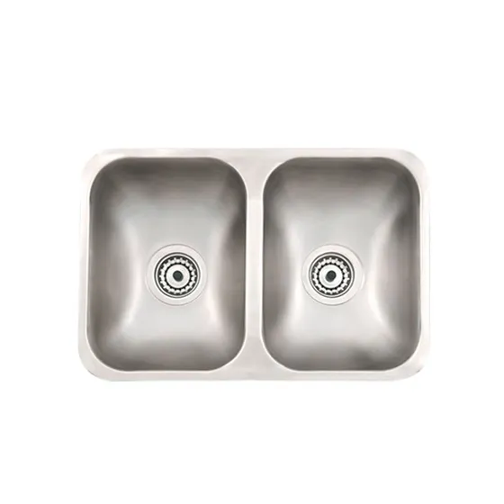 Bacha Cocina Mi Pileta 304 Doble - 57x37x18 Bajo Mesada