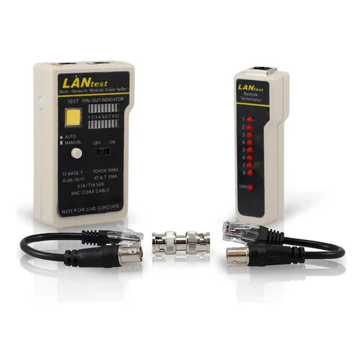 Tester De Cable Utp Lan + Bnc Continuidad Ens-teln2 Enson