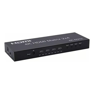 Hdmi Matrix 2 X 4 4k @ 60hz Hdr 2 Conmutador Splitter Hdmi Matrix 2 X 4 4k @ 60hz Hdr 2 Conmutador Splitter