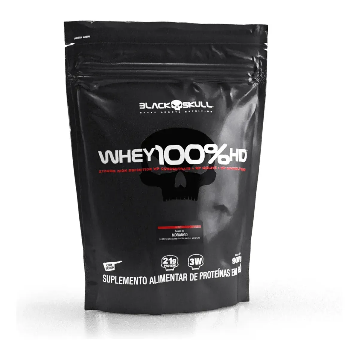 Whey Protein 1kg Whey Pro Max Titanium Sabor Morango BCAA e Aminoácidos — foto 3