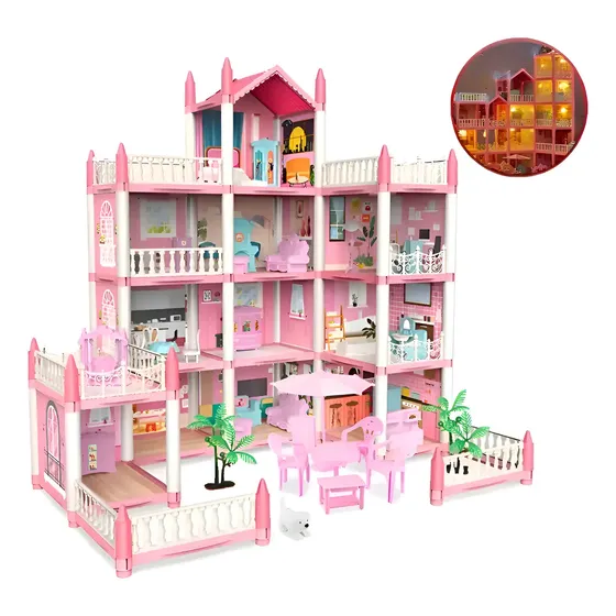 Casa De Muñecas Infantil Niñas 66x57x61cm Clasica Juguete | Cuotas sin interés