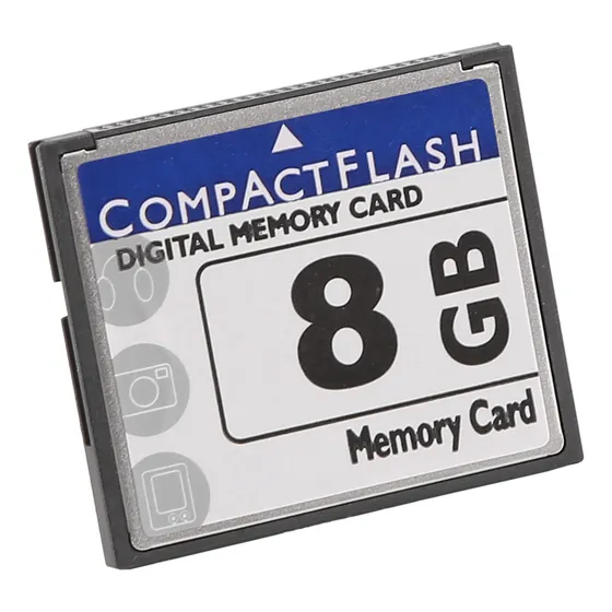 Tarjeta De Memoria Compact Flash Profesional De 8 Gb (blanca
