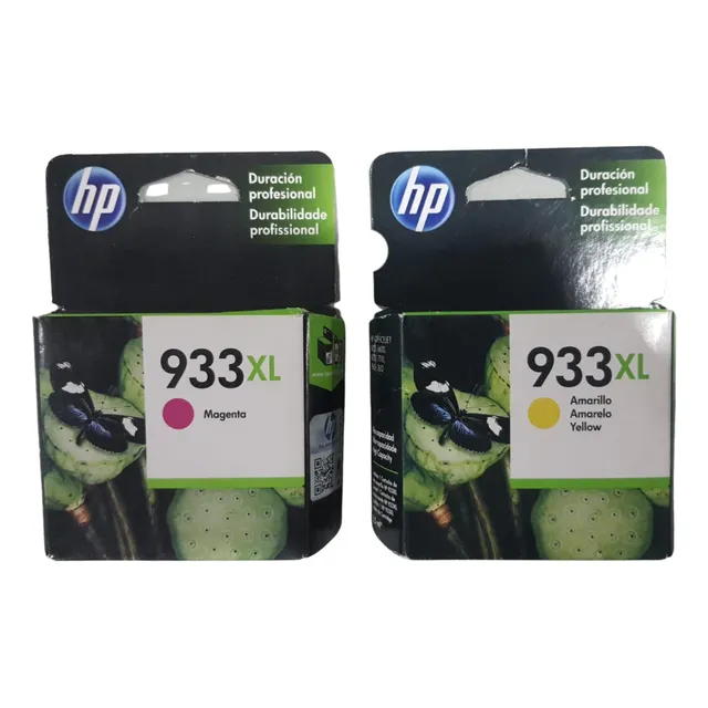 Duo De Hp 933xl Colores Magenta Y Amarrillo