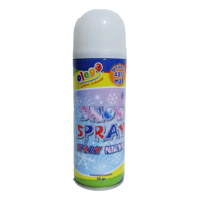 Cotillon Spray Espuma Nieve Artificial  210ml Olego
