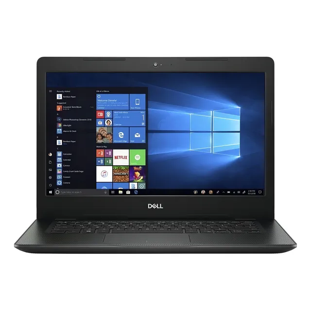 Potátil Inspiron 3493 14" color black 4GB de Ram - 128GB SSD - Intel Core i3