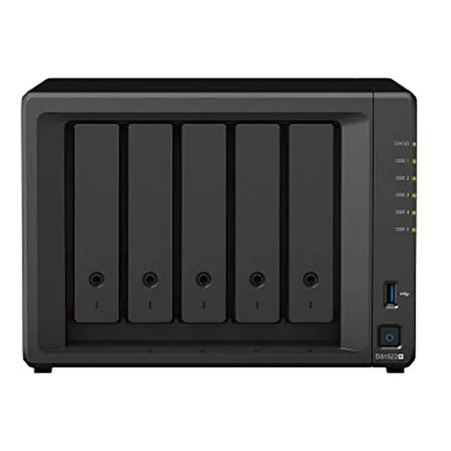 Nas Synology + 5 Bahías Con Amd Ryzen Y 40tb Wd Red Plus