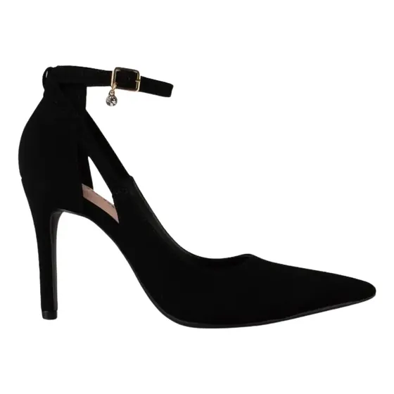 Scarpin Bebecê Canoinha Bico Fino Detalhe Estiloso Elegante