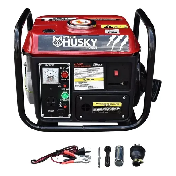 Generador Eléctrico Planta De Luz Husky 900w 2hp Msi