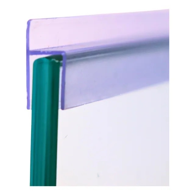 Perfil Vedação Vidro 8 Mm (vedação Frontal) Aba Rígida 1,90m