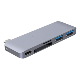Adaptador Usb C A Usb 3.0 5gbps Lector Memoria 5en1 Macbook Adaptador Usb C A Usb 3.0 5gbps Lector Memoria 5en1 Macbook