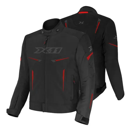 Jaqueta X11 Guard 3 Vermelha E Preta Masculina Motociclista