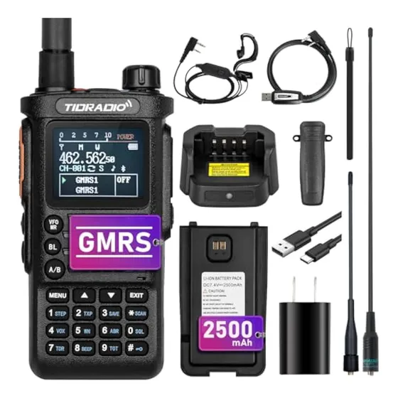 Tidradio Td-h8 Gmrs Radio De Largo Alcance De Dos