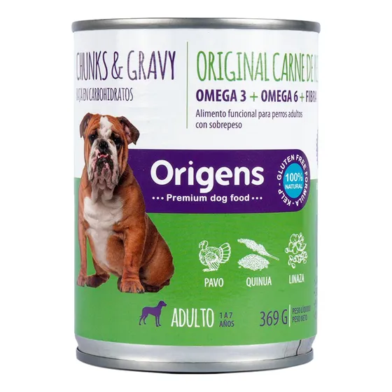 Alimento Húmedo Para Perros Origens Sobrepeso - 369gr