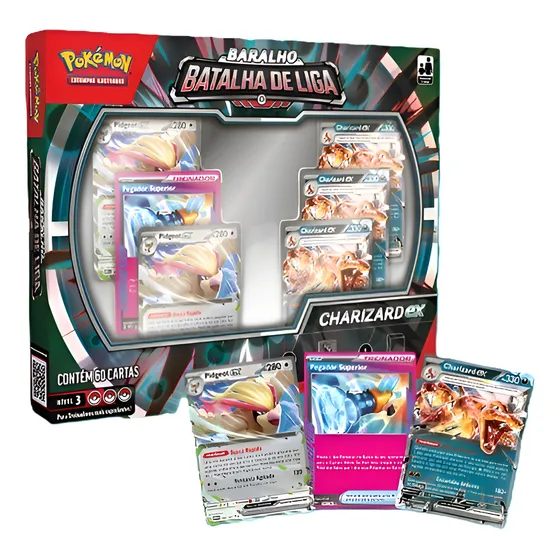 Jogo De Cartas Colecionáveis Pókemon Copag Carta Charizard De 1 Mazo Con 60 Cartas