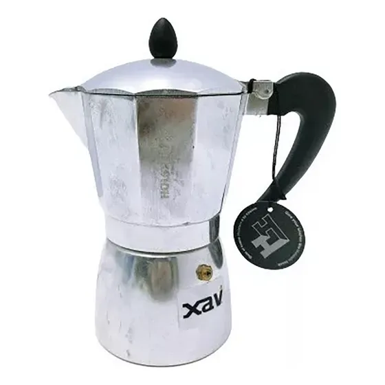 Cafetera Greca Aluminio 3 Tazas Cafe Expres Holstein D. 5816