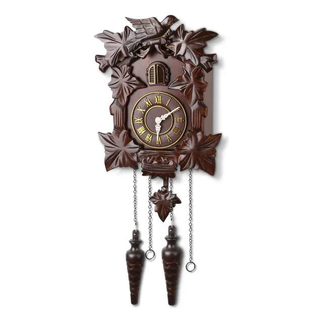Reloj De Cuco Kendal Mx313 Hecho A Mano En Madera Con Sensor