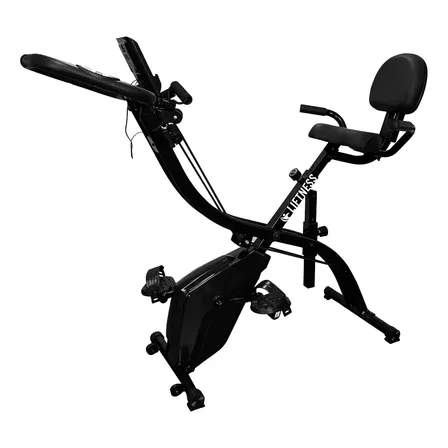Bicicleta Ergométrica Dobrável Vertical Semi Pro Liftness Cor Preto 12v