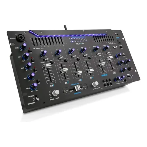 Dj Cd Player & Mixer Combo Gemini Sound Cdm-4000bt W/ Blueto