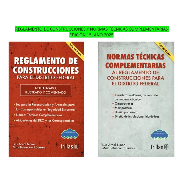 Reglamento Construcciones Y Ley 2025 Trillas