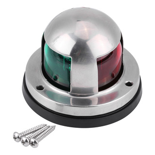 Boat Navigation Marine 12 V, Acero Inoxidable, Led Rojo Y Ve Boat Navigation Marine 12 V, Acero Inoxidable, Led Rojo Y Ve