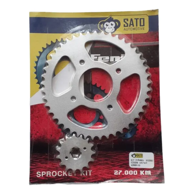 Kit Piñones Suzuki Gixxer 15t/45t - Marca Sato (kp 15t/45t)