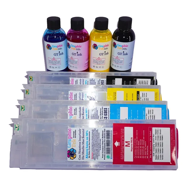 Cartuchos T11 Rellenables Compatibles Epson Wf C5890 Chip Ot