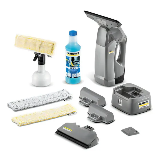 Limpiavidrios Karcher Wvp Industrial Recargable Color Gris