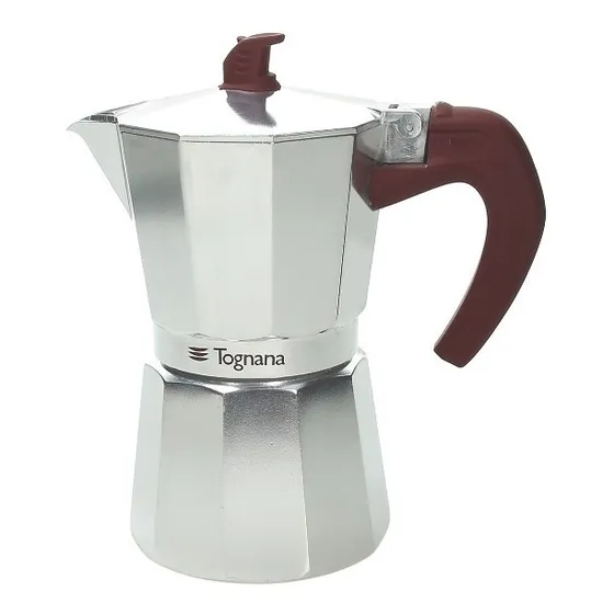 Cafetera Greca 6 Tazas Tognana Grancucina Moka Extra Style