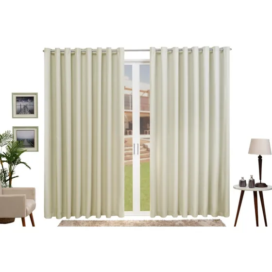 Cortina Blackout Blecaute Em Tecido 290 Largura X 170 Altura