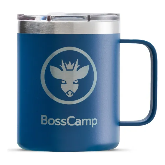 Taza Termica Tapa Magnetic Slider 350 Ml Termo Mug Bosscamp Color Azul Taza Térmica Bosscamp