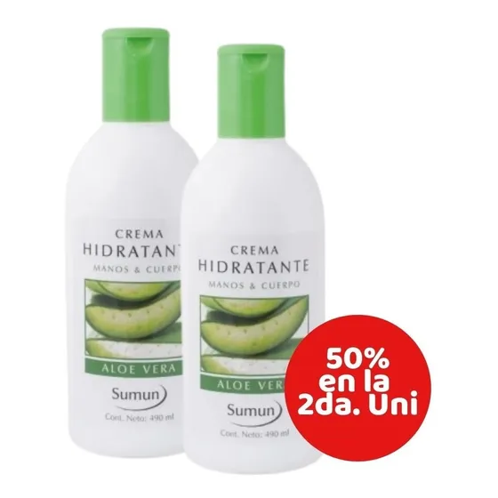 Sumun Crema Hidratante Pack X2 490ml C/u