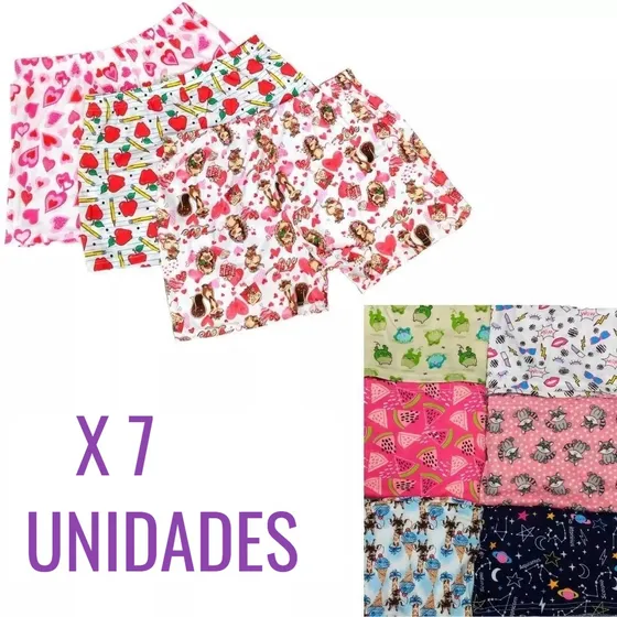 7 Short Pijama De Dama Algodón Super Comodo