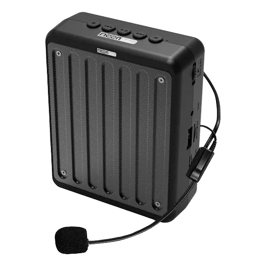 Parlante Portatil Megafono Con Microfono Vincha Usb-micro Sd