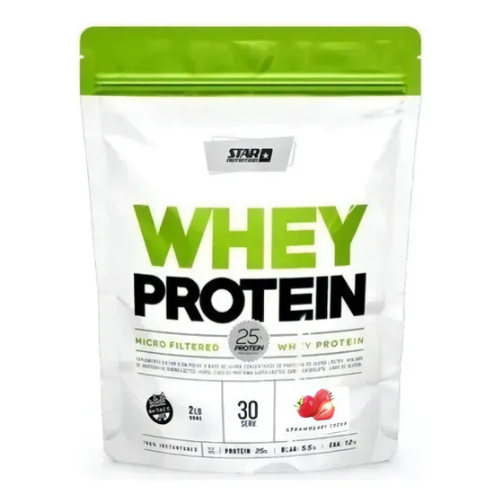 Star Nutrition Whey Protein 2 Lb Sabor Strawberry Cream Doypack