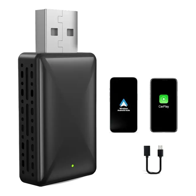 2en1 Adaptador Inalámbrico Car Play/android Auto Converter