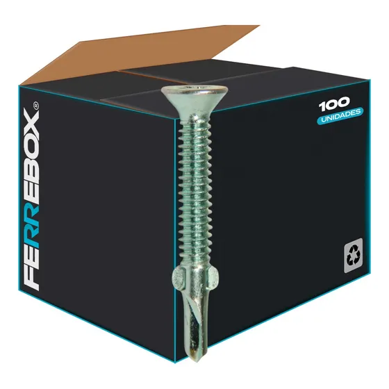 100 Uni Tornillo Winger Zinc  12-24x 2 | Ascrew