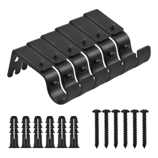6 Soportes De Pared Ajustables, Soporte De Barra De Cortina 6 Soportes De Pared Ajustables, Soporte De Barra De Cortina